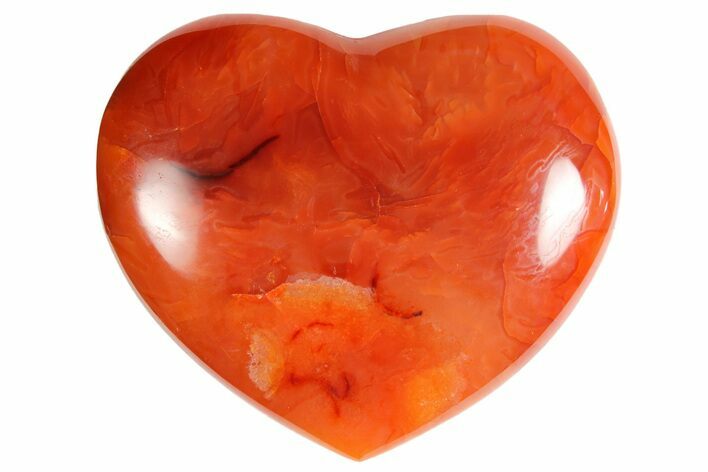 Colorful Carnelian Agate Heart #121550